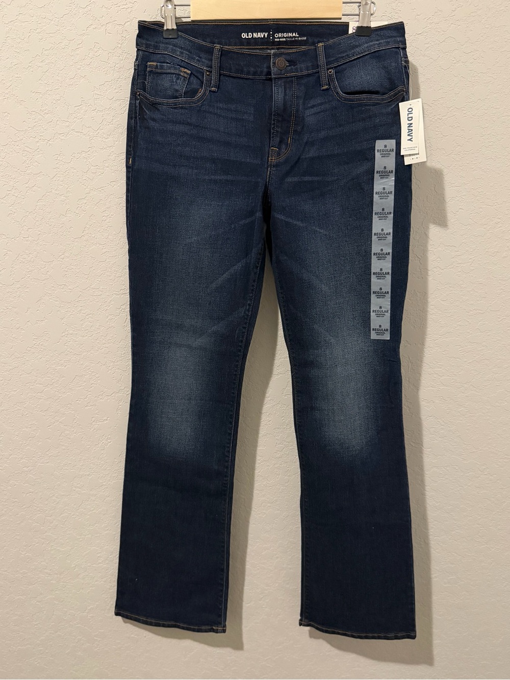 Old Navy Women's Dark Blue Boot Cut Jeans